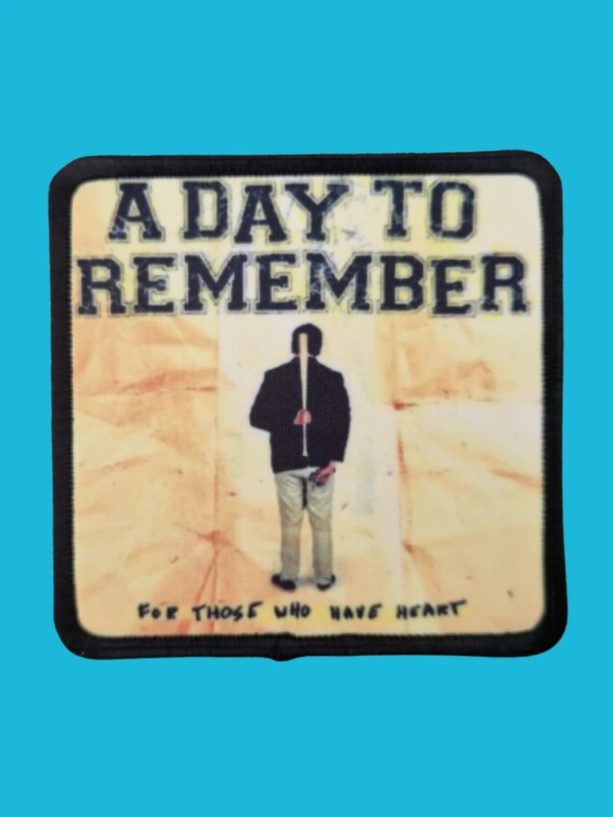 Patch A Day to Remember - For Those Who Have Heart - Imprimé - Carré de 7,5 x 7,5 centimètres